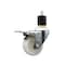 Service Caster 3'' Nylon Swivel 1-7/8'' Expanding Stem Caster Total Lock Brake SCC-EXTTL20S314-NYS-178 - alternate 1